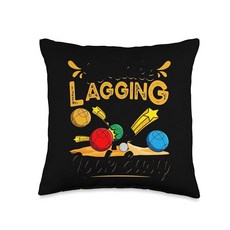 보치아 게임 세트 | 볼 플레이어 팀 나는 래깅을 쉽게 보이게 만들기 베개 18x18 멀티컬러