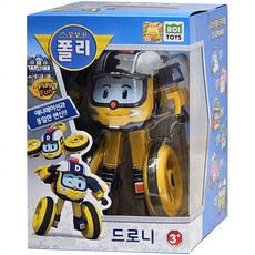 로이토이즈 로보카폴리 변신 로봇 드로니, 혼합색상, 1개
