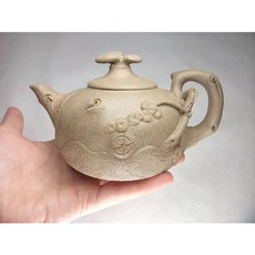 티포트 자사호 찻주전자 빨간색 영지 주전자가정용 주전자단품, 1개