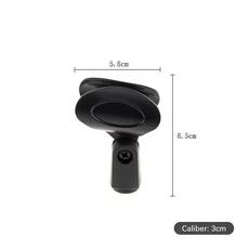 다기능 실용적인 휴대용 마이크 홀더 범용 무대 클립 스탠드 회전 가능 조절 신축성 내구성, 02 A