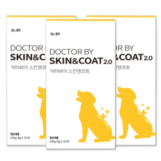 닥터바이 강아지 스킨앤코트 영양제, 240g, 피부/피모, 3세트