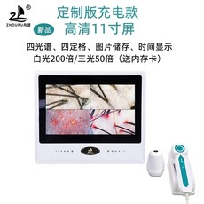 두피진단기 디지털확대경 모발진단 미용실 카메라 모공, E. 타이거 뷰 미러 11인치