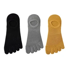 호환3짝/몫 남성 양말 통기성 땀 참신 발가락 캐주얼 손가락 보트 삭스, 01 EU 37-43, 16 3PAIRS-11