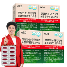 쏘팔메토 전립선 건강 눈 건강 간 밀크씨슬 루테인 소팔메토 소팔매토 남성 레드 알레 영양제, 4개, 30정