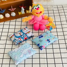 도라에몽/시나몬롤/스티치 에코백 접이식 휴대용 장바구니, 3.스티치, 1개