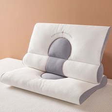 4분할존 경추 견인 베개 라텍스 메모리폼 베게 배게 경추베개 경추배게 메모리폼베개, 1개