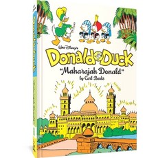 (영문도서) Walt Disney's Donald Duck Maharajah Donald: The Complete Carl Barks Disney Library Vol. 4 Hardcover, Fantagraphics Books, English, 9781683969006