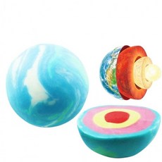 집콕과학 오물조물비누 지구내부구조모형 5세트, 상세페이지 참조