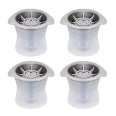 실리콘 얼음틀 큰얼음 아이스트레이 아이스볼메이커 소형 4cm, 8개, 그레이