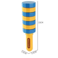 자석 균형 기둥 지능 운동 집중력 손과 눈의 협응력 상호작용 경쟁 스트레스 해소, 1개, 1인용, 1. 파란색