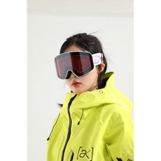 滑雪護目鏡柱麵磁吸雪鏡防霧鏡男女單闆滑雪裝備, 磁吸大柱面芋泥奶凍紫（送鏡盒）, 1個