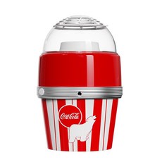 爆米花機 迷你款 節日禮物 家用爆米花機 小型迷你爆谷機 全自動熱風式 兒童 聚會活動, 可樂紅