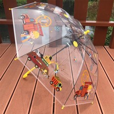 新款汪汪隊兒童雨傘艾莎卡通長柄透明傘小學生幼兒園寶寶小兔子