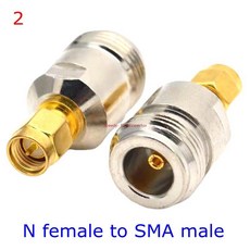 L16 N 암수 수 스트레이트 커넥터 SMA to 테스트 변환기 황동 니켈 도금, 02 Type2-1pcs