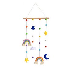 코스바이오텍 무지개 벽 모빌, mixed color, 3개