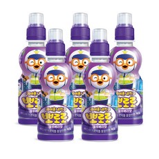 팔도 뽀로로 뽀로로음료수 블루베리 235ml아기음료, 235ml, 5개