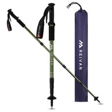 라이반 두랄루민 레디컬 4단 일자형 등산스틱 130Cm 2P, 라이반 레디컬 일자형 등산스틱 2P_딥그린