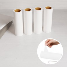 초강력 사선 컷팅 테이프 클리너 리필 16cm 90회분, 4개