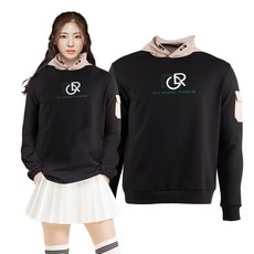 PGR골프 파크골프웨어 여성 기모 후드티 GN-6023