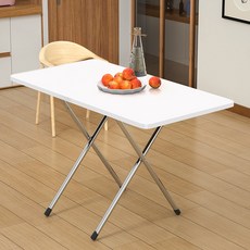 접이식 책상 탁자 테이블 거실 이동식 벽부착 벽걸이 롱 80x40x70 직사각 테이블 화이트, 밀크 화이트