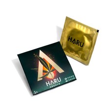 HARU STEAMY KING HEAD 熱愛輕薄保險套, 1個, 1個裝