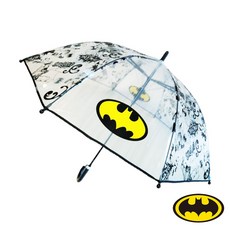 배트맨 어린이 초등 남아 아동 자동 투명우산 살길이 47cm