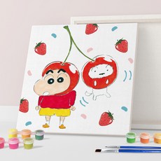 DIY 그림 그리기 짱구는못말려 체리 짱구 20x20, 단품, 1개