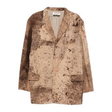 안젤로 빈티지 컬트 중고 포켓 스웨이드 재킷