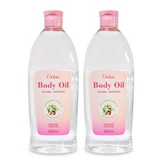 호호바함유된 바디오일 600ml 2개 바디 마사지 보습