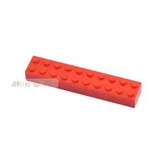 50pcs 2x10 도트 DIY 빌딩 블록 두꺼운 벽돌 16 색 교육 크리 에이 티브 어린이를위한 3006 플라스틱 장난, 06 Red 50pcs