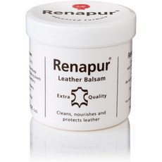 가죽 케어 가방 로션 레더 레나푸르 발삼 천연 컨디셔너 프로텍터 및 복원기 - 가구 신발 지갑 자동차 인테리어 자전거 새들러리 택용. 6.7온스 어플리케이터 스펀지, 1개