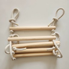 줄사다리 원목 실내 문틀밧줄 방문 매달리기 그네, 1개, 7개 양끝나무간격1.2m로프0.8m