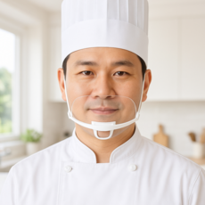 생활공감 위생마스크 투명 반투명, 화이트, 50개, 1개입