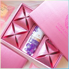 沐浴禮盒 五福大方款（附贈提袋）婚禮小物 香皂禮盒 伴手禮 禮物 送來賓 送親友 實用禮物, 1個, LUX麗仕精油香氛沐浴乳禮盒組