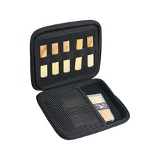 InDomit 전문 알토 색소폰 리드와 호환되는 하드 보호 여행용 케이스 색소폰 알토용 전통적인 리드