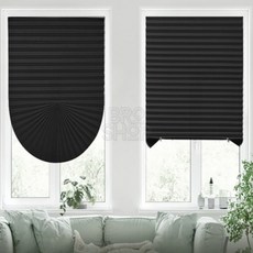 브로샵 붙이는 셀프 블라인드 90x240cm 암막형 블랙 창문블라인드
