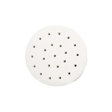 咖啡叔叔 包子蒸籠紙 圓形有孔 100入 9cm/12.5cm/14cm 透氣不沾 雙面, 1個, 圓型帶孔100入-直徑12.5cm