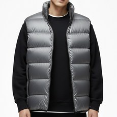 민트스쿨 남성 캐주얼 따뜻한 패딩조끼 M-6XL 빅사이즈