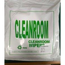 伊豆無塵室耗材 100%聚酯纖維雙層針織無塵擦拭布 9X9吋 (21*21cm) 100片裝, 1個, 180g-100片