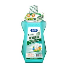 刷樂專業護理漱口水-清新/無酒精溫和配方/持久清新口氣/全家適用, 500ml, 1套