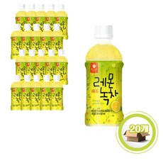웰그린 레몬녹차 340ml (20페트) x 2박스, 40개