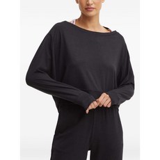 휴고 보트 넥 긴소매 스웨트셔츠