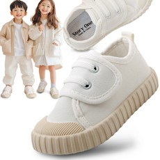 스토리원 U-KIDSH013 키즈 찍찍이 캔버스 스니커즈 운동화