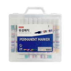 동아(문구) 동아 유성매직 매직 둥근닙 (24색) 파스케이스