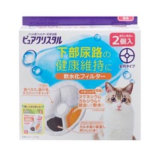 GEX Pure Crystal ECO 貓用軟水濾棉 2入, 1個, GEX ECO貓用軟水棉2入