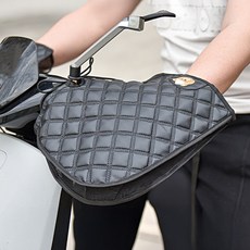 벨라레 자외선차단 오토바이 여름토시 메쉬 방수 핸들커버, 블랙