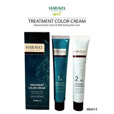 헤라보 헤어 트리트먼트 칼라크림 60ml (1제 2제 각60g), 3N(암갈색), 1개