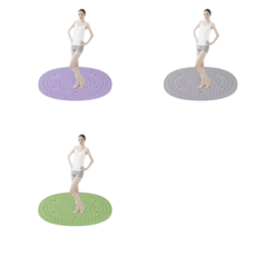 台灣現貨 慢跑指壓板 超慢跑足底按摩墊 7磁石按摩舒筋活絡足底按摩墊 腳底按摩板, 1個, 顏色隨機發