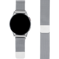 모할랩 갤럭시워치 3 4 5 프로 액티브 기어스포츠 호환 메탈 밀레니즈 스트랩, 01 실버, 20MM, 20MM