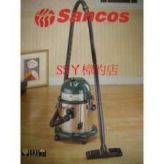 SS-ㄚ樟的店 Sancos 乾濕吹三用型不鏽鋼桶吸塵器，附發票，不鏽鋼材質，大容量集塵桶, 1個, (含稅)不鏽鋼桶吸塵器